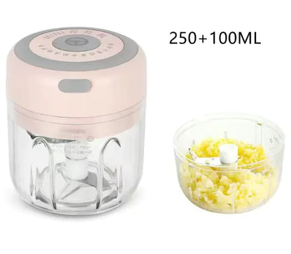 Mini Electric Garlic Chopper & Grinder