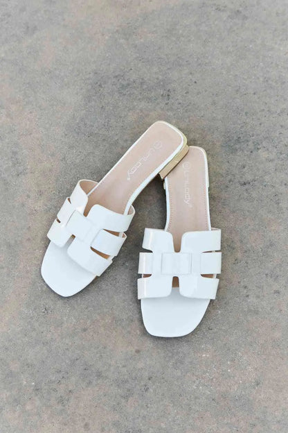 Walk It Out Slide Sandals -Icy White