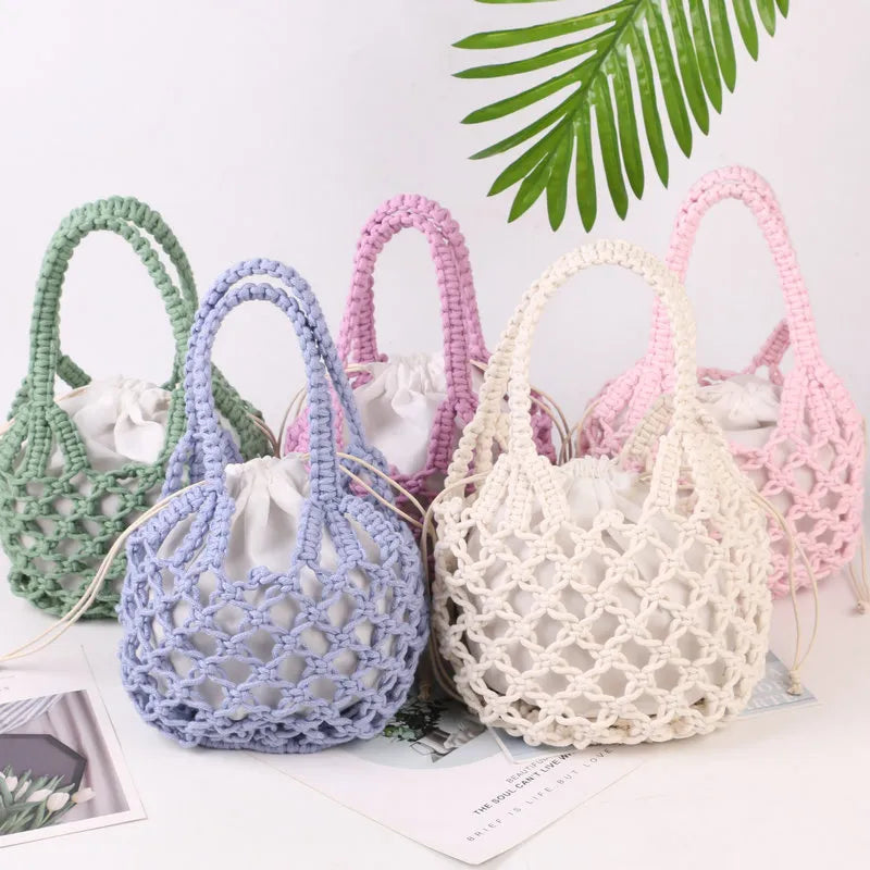 Knitted Beach Bag