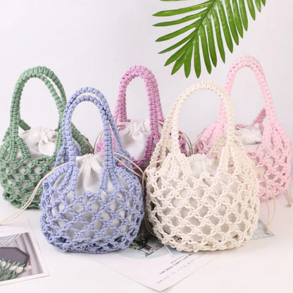 Knitted Beach Bag