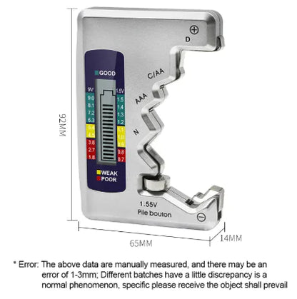 Universal Digital Battery Tester