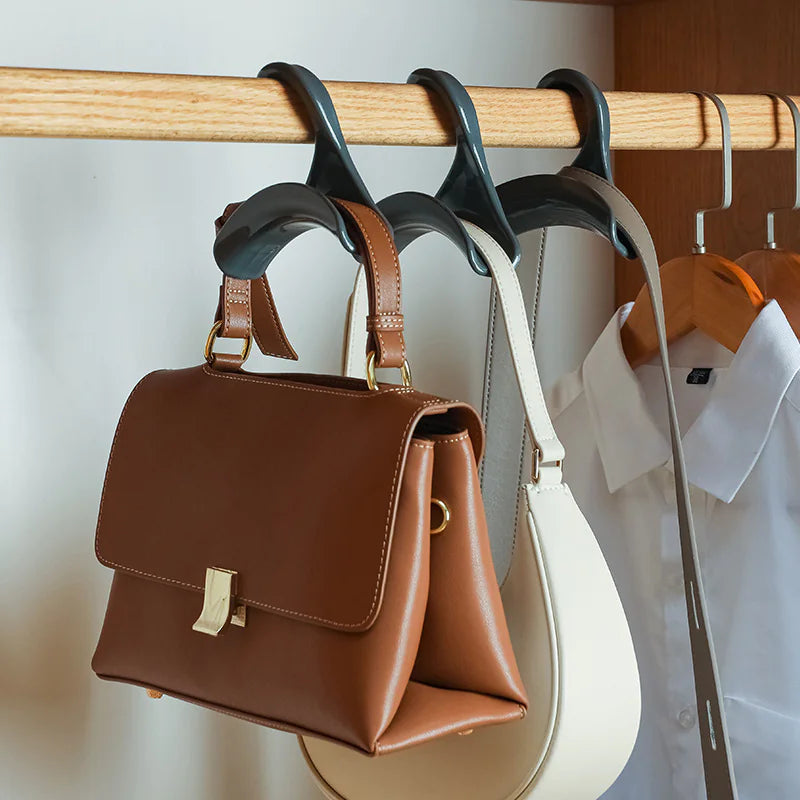 Non-Invasive Handbag Hanger for Home