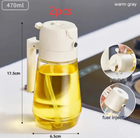 470ML 2-in-1 Oil & Vinegar Sprayer