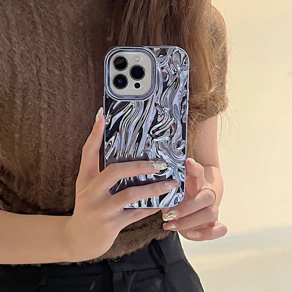 3D Pleated Pattern IPhone Case