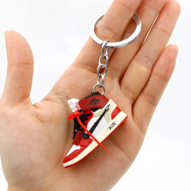 3D Sneaker Shoe Keychain