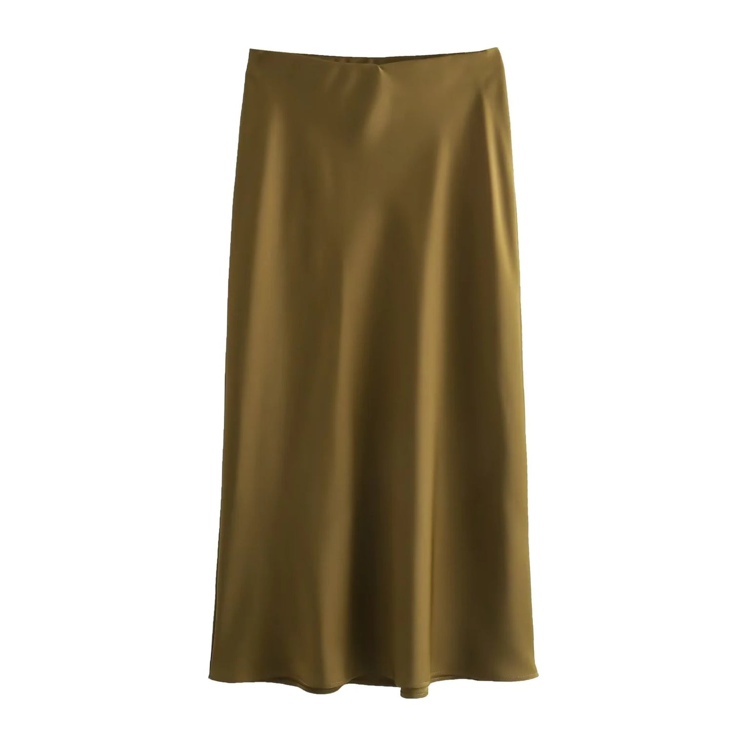 Women's Satin Skirt