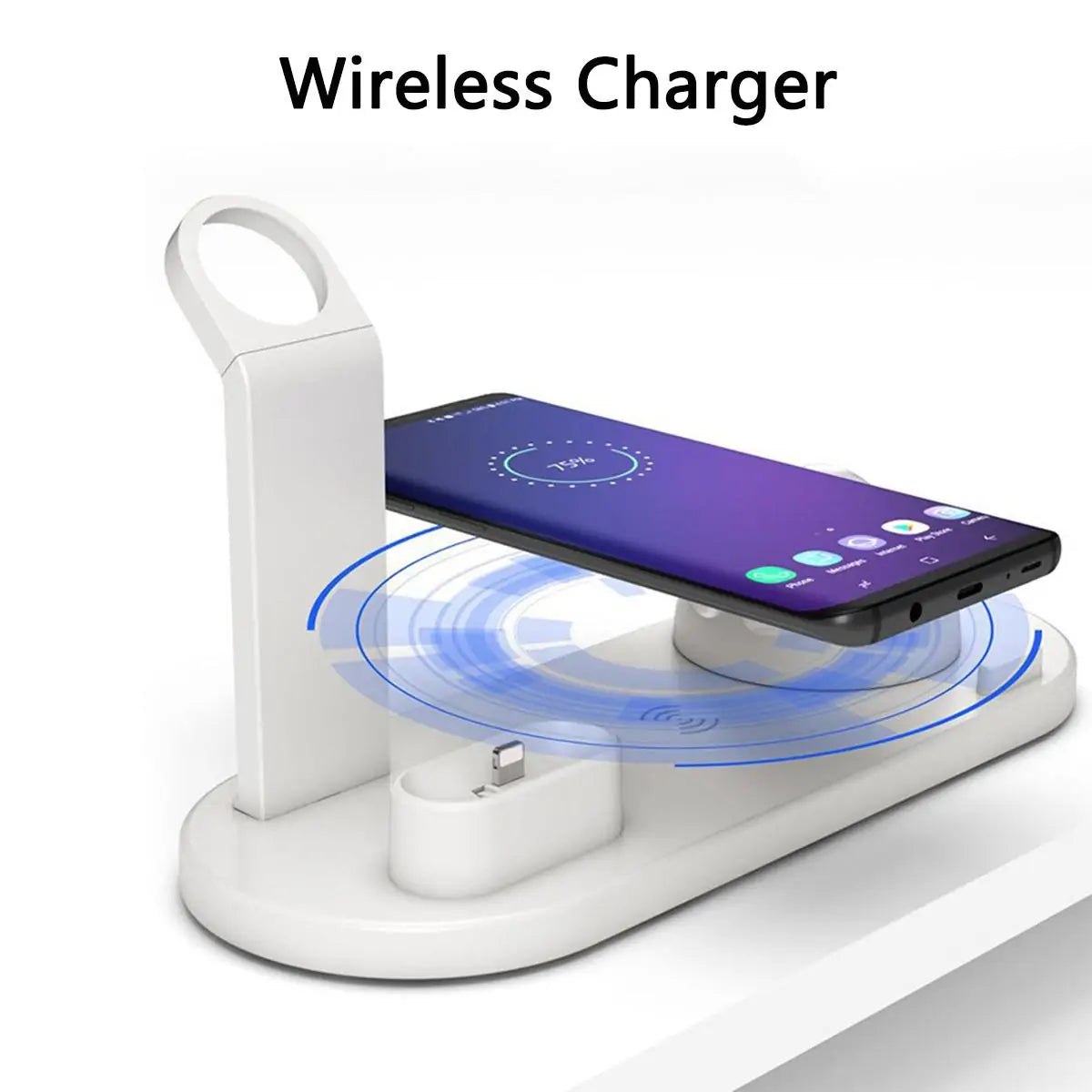 3-in-1 Wireless Charging Stand for iPhone, AirPods, and Apple Watch