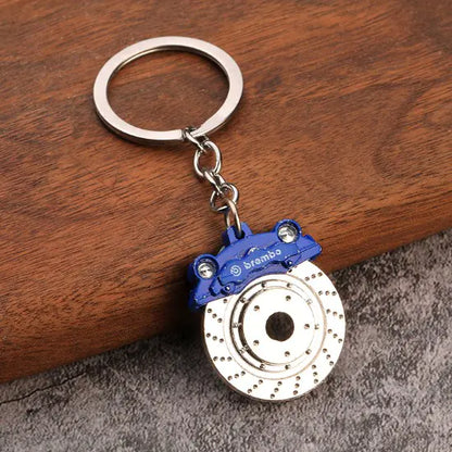 Brake Disc Hub Caliper Keychains