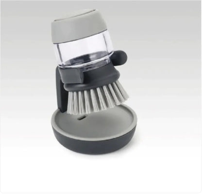 Soap-Dispensing Dish & Pot Brush