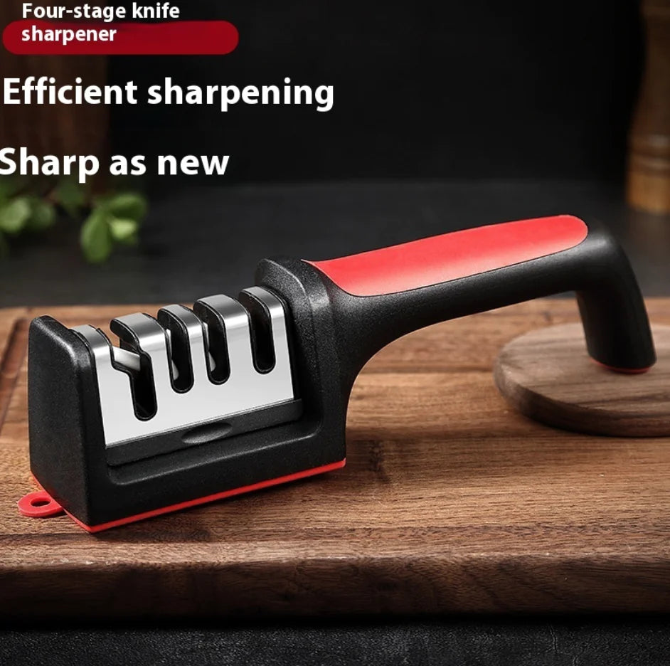 Multi-Functional Four-Part Knife Sharpener