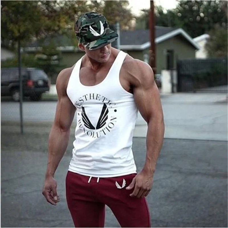 Tank Top Men Bodybuilding Clothing