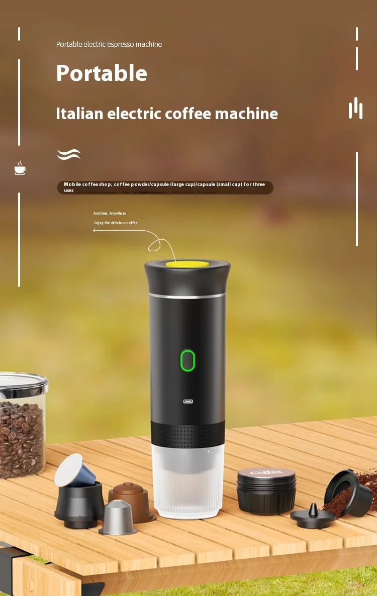 3-in-1  Coffee Grinder & Espresso Maker