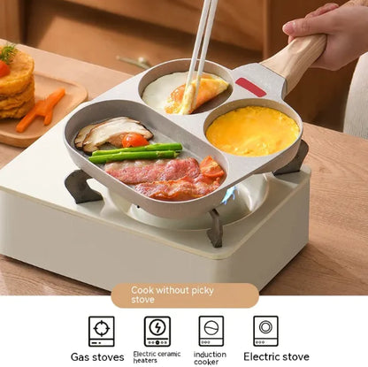 Three-in-One Non-Stick Omelet Pan