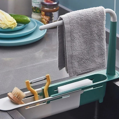 Retractable Sink Storage Shelf