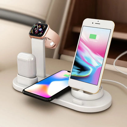 3-in-1 Wireless Charging Stand for iPhone, AirPods, and Apple Watch