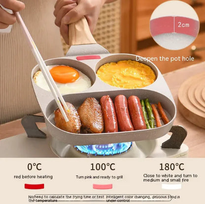 Three-in-One Non-Stick Omelet Pan