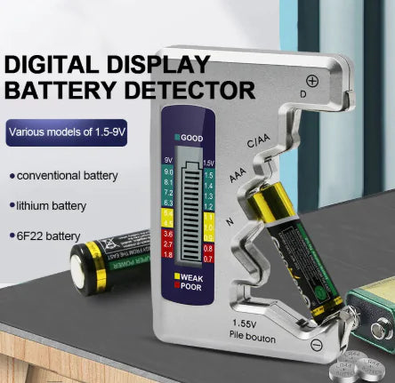 Universal Digital Battery Tester