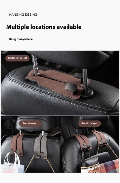 Multifunctional Car Seat Back Double Hook