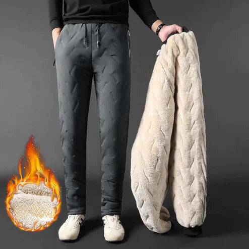 Winter Men Lambswool Sweatpants