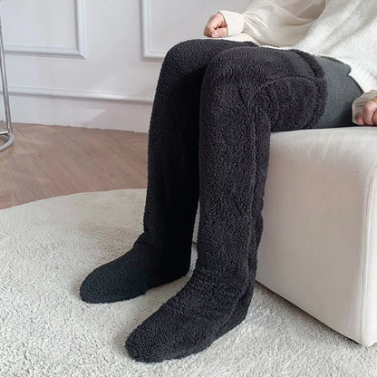 Over Knee High Fuzzy Winter Warm Socks