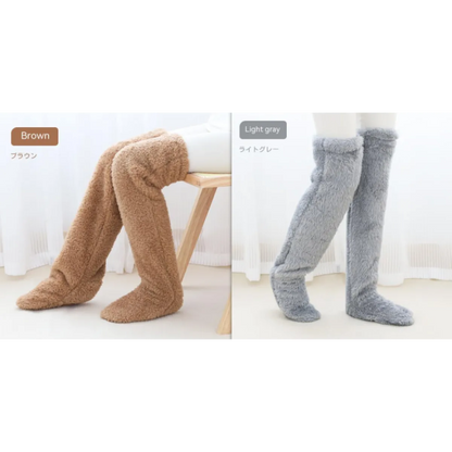 Over Knee High Fuzzy Winter Warm Socks