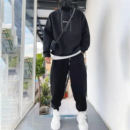 Tracksuit Men Piece Set Hip Sports Wear Fashion Clothing