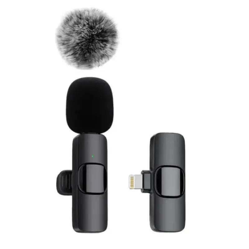 Wireless Clip-On Mini Microphone 3-in-1