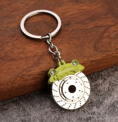 Brake Disc Hub Caliper Keychains