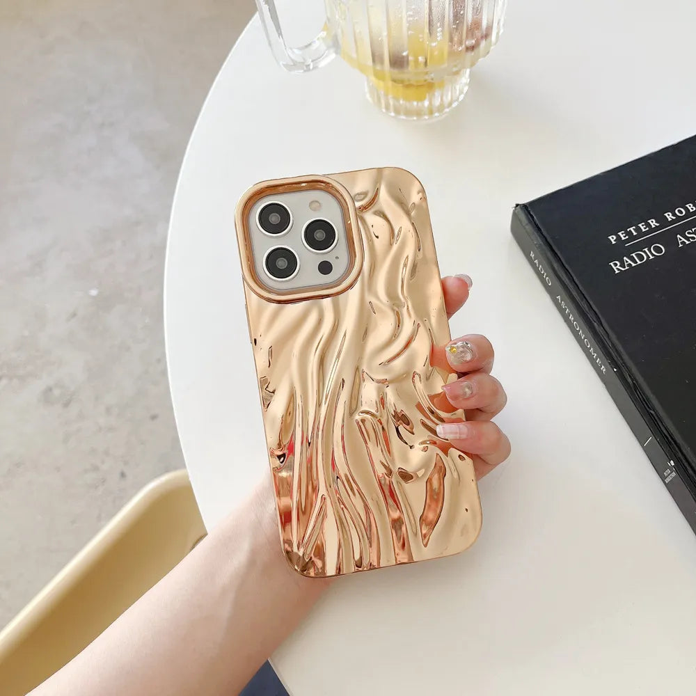 3D Pleated Pattern IPhone Case