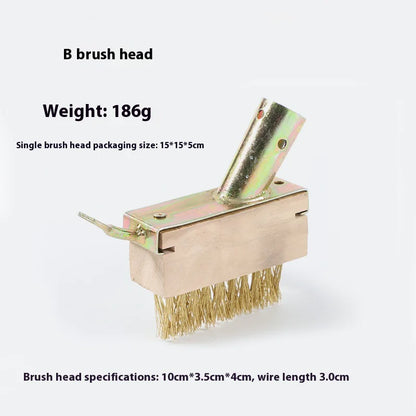 Ultra-Hard Copper-Plated Garden Weeding Brush