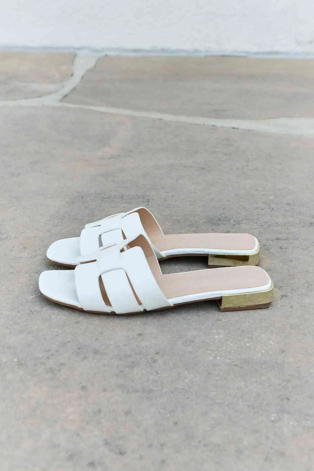 Walk It Out Slide Sandals -Icy White