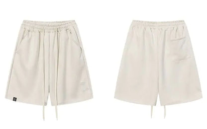 Harajuku Suede Shorts for Men