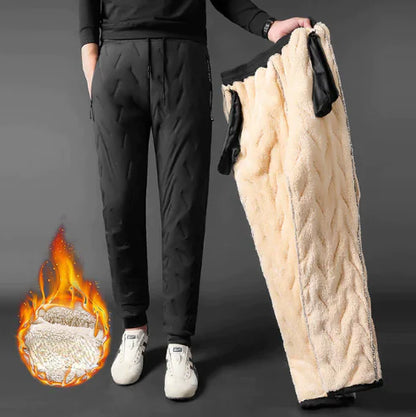 Winter Men Lambswool Sweatpants