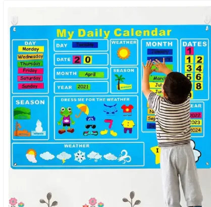 Children's Early Education 3DIY Three-dimensional Felt Game Pack Story Board Learning Board Printing Dinosaur Animal