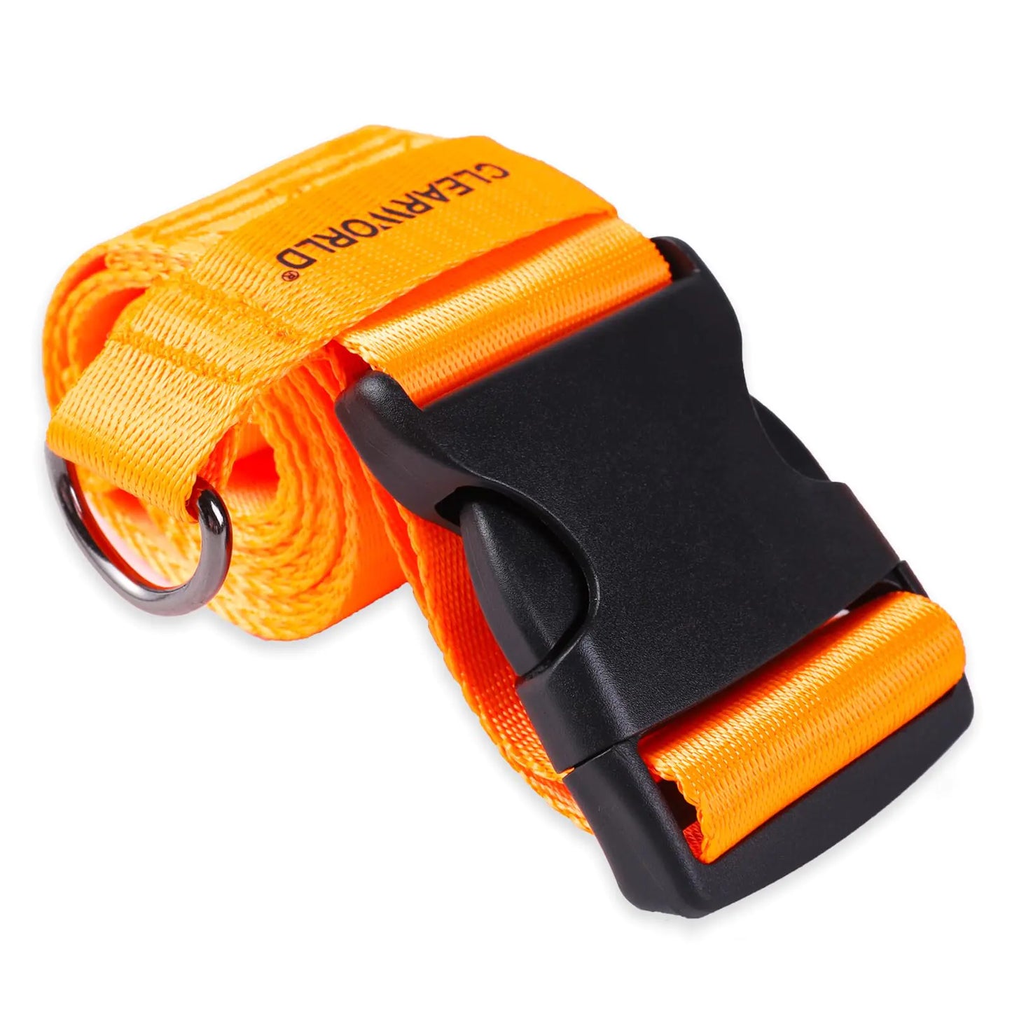 Clearworld Car Seat Travel Belt Car Seat Travel Strap to Convert Your Car Seat and Carry-on Luggage into an Airport Car Seat Stroller Safe Travel Solution for Transport Car Seat - Orange