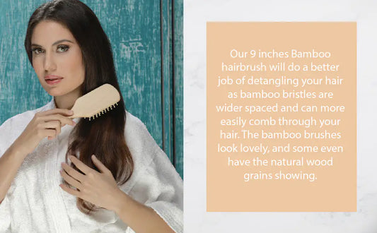 Wooden Detangling Hair Brush