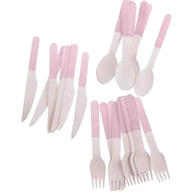 Eco-Friendly Wooden Cutlery Set