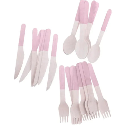 Eco-Friendly Wooden Cutlery Set