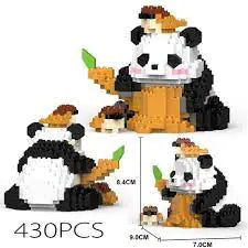 Mini Panda Building Blocks Set