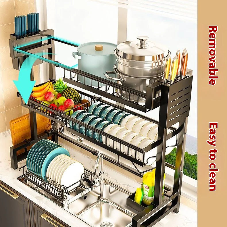 Adjustable Kitchen Dish Rack