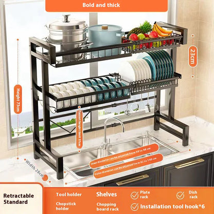 Adjustable Kitchen Dish Rack