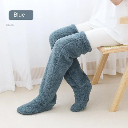 Over Knee High Fuzzy Winter Warm Socks