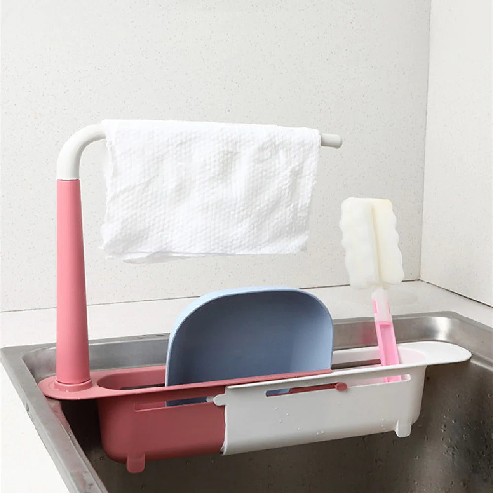 Retractable Sink Storage Shelf