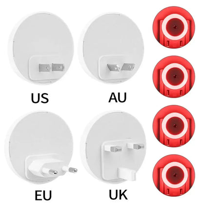 Red Light Energy Saving Socket Light