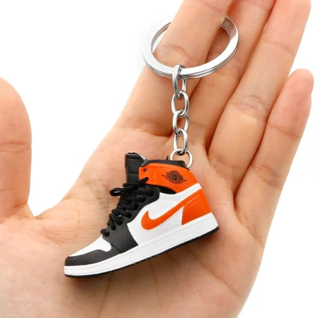 3D Sneaker Shoe Keychain