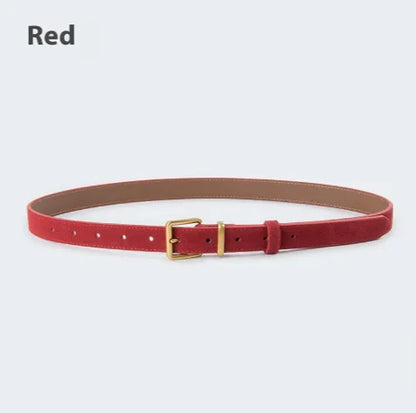 Women's Suede Leather Belt