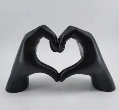 Heart Hand Statue Sculpture