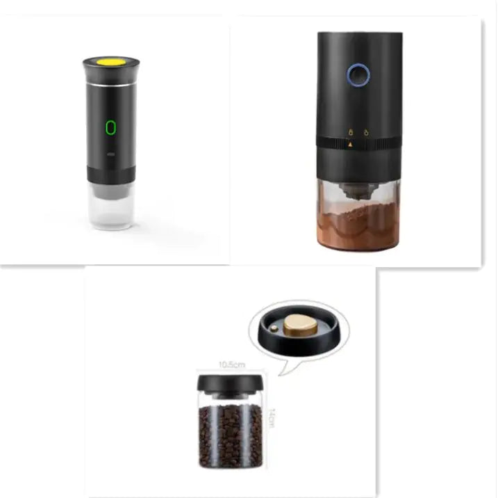 3-in-1  Coffee Grinder & Espresso Maker