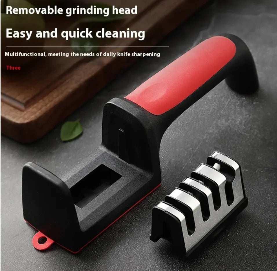 Multi-Functional Four-Part Knife Sharpener