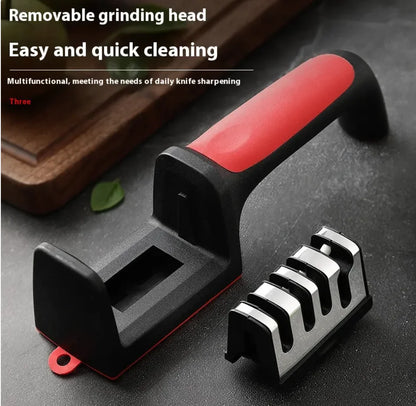 Multi-Functional Four-Part Knife Sharpener